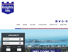 Tablet Screenshot of knightsinnberkeley.com